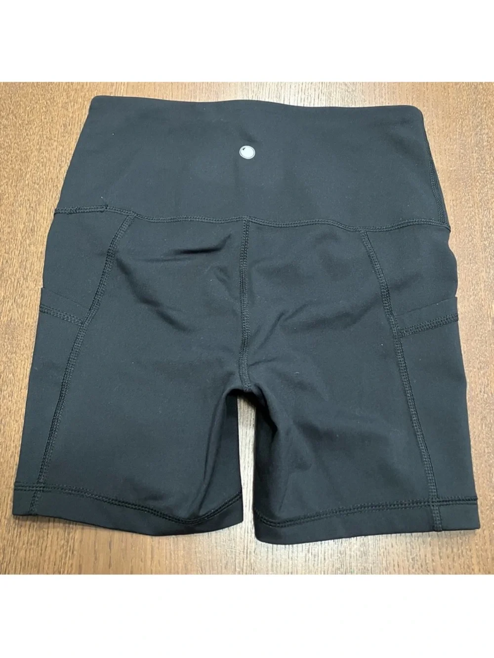 🖤5/$25 BLACK Yogalishious high -Waist Black Women’s Active Shorts xs pockets